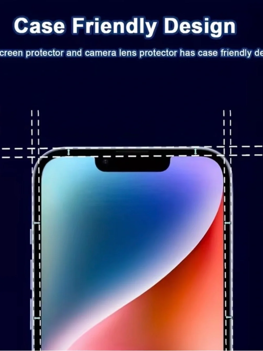 3-Pack iPhone 13 Tempered Glass Screen Protector + Back Camera Cover